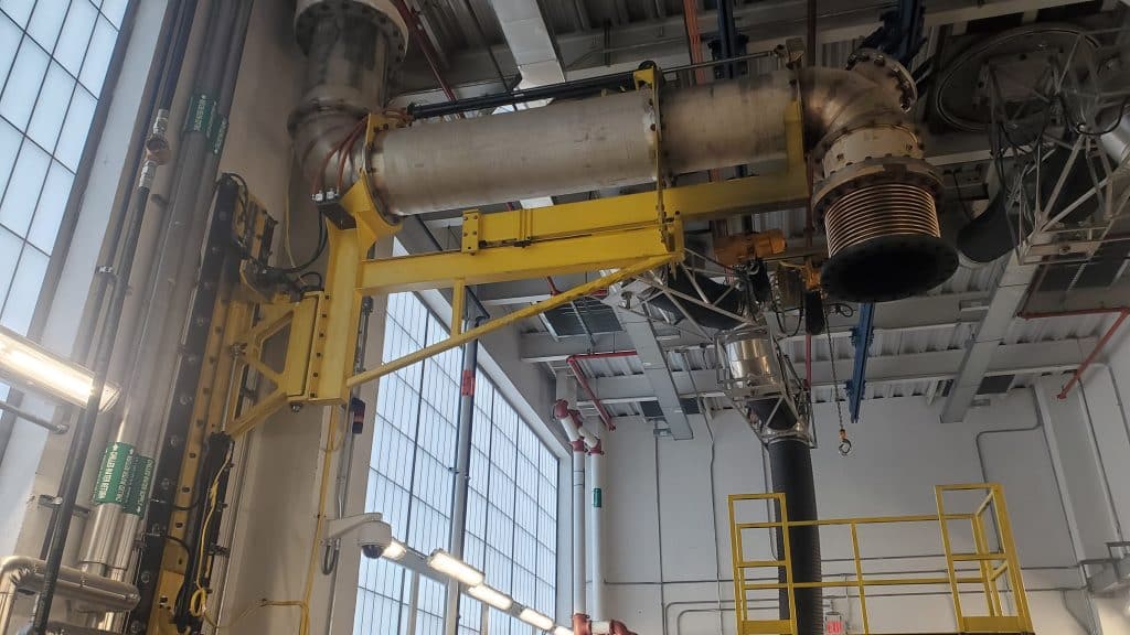 Articulating Exhaust Arm