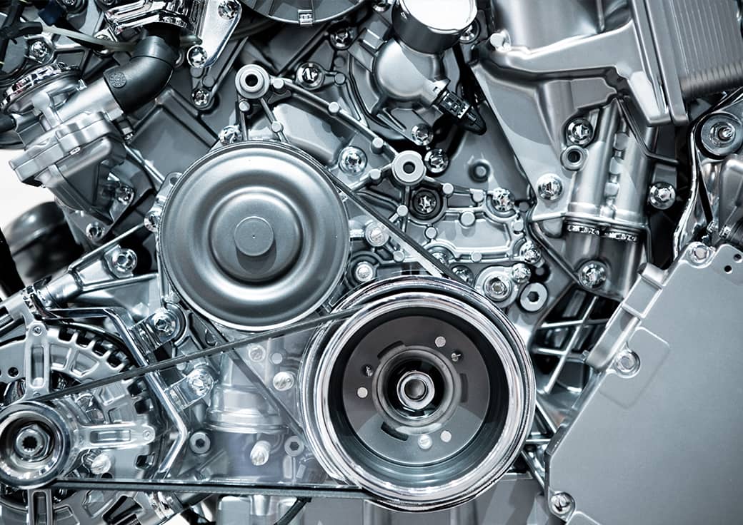 Engine Closeup of engine